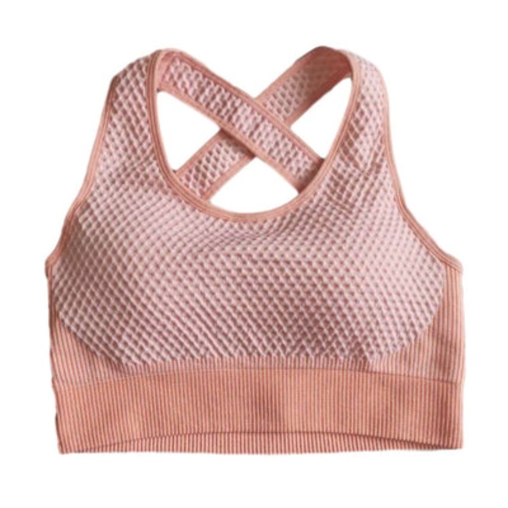 🌺Seamless Color Blocking Two-Pieces Sports Set - Picture 3 of 4